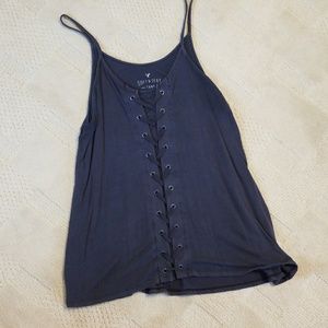 AEO soft & sexy shoe lace tank